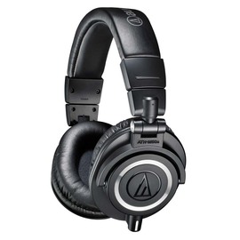 铁三角(Audio-technica) ATH-M50x专业头戴式监听耳机 (黑色)