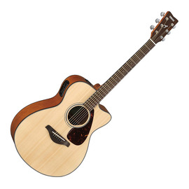 雅马哈(YAMAHA) FSX800C 40寸单板缺角电箱吉他（原木色亮光）
