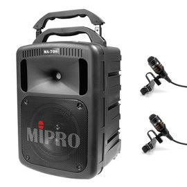 咪宝(MIPRO) MA-708  8寸户外PA拉杆多功能无线扩声音箱（配领夹麦）