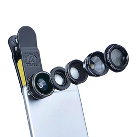 爱派赛(APEXEL) APL-DG5 鱼眼广角微距增距偏振镜 五合一手机镜头（通用）