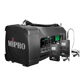 咪宝(MIPRO) MA-100DB 50W便携式无线扩音器 户外移动音箱 会议/广场舞/户外宣传音响(配领夹麦)
