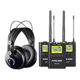 麦拉达WM10无线麦克风搭配爱科技K271MKⅡ耳机   影视同期录音套装