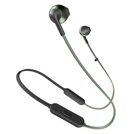 JBL T205 BT入耳式无线蓝牙耳机耳麦 运动跑步手机音乐耳塞带线控 (绿色)
