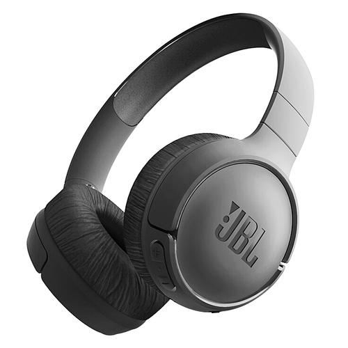 JBL T500BT 头戴式无线蓝牙耳机 音乐运动便携重低音耳麦带线控 (黑色)
