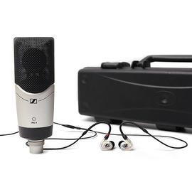 森海塞尔(Sennheiser) MK4专业录音K歌直播电容麦克风套装（MK4麦克风+IE40 PRO耳机黑色、透明随机+话筒收纳盒）
