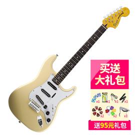 斯奎尔(Squier-Fender) 030-1226-541 SQ VM STRAT 70S 玫瑰木指板 电吉他 复古黄