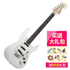 斯奎尔(Squier-Fender) 030-0510-505 SQ 豪华 STRAT HOT RAILS 电吉他 (白色)