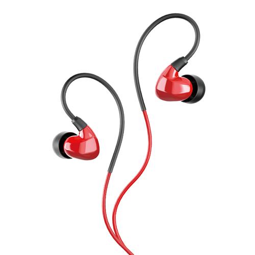TS-2260 入耳式监听耳机 高保真手机电脑主播直播耳塞（红色）