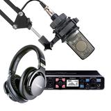 罗兰UA-1010声卡搭配爱科技 C214 麦克风 高品质录音套装