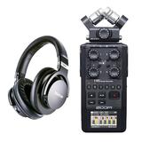 ZOOM H6 录音机搭配得胜PRO82耳机    影视同期录音套装