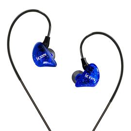 艾肯(iCON) SCAN 7入耳式主播k歌直播监听耳机 手机电脑通用3M长线耳机 (蓝色)