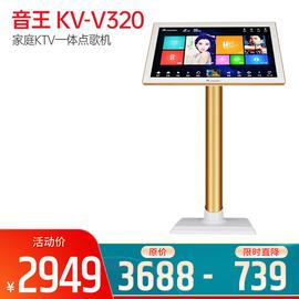 音王(InAndOn) KV-V320 家庭KTV一体点歌机  19寸落地式红外屏 白金色（3T）