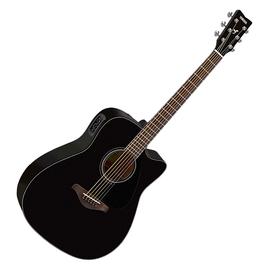 雅马哈(YAMAHA) FGX800C 41寸单板缺角电箱吉他 (黑色亮光)