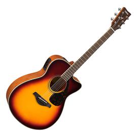 雅马哈(YAMAHA) FSX820C 40寸单板缺角电箱吉他（棕色渐变）